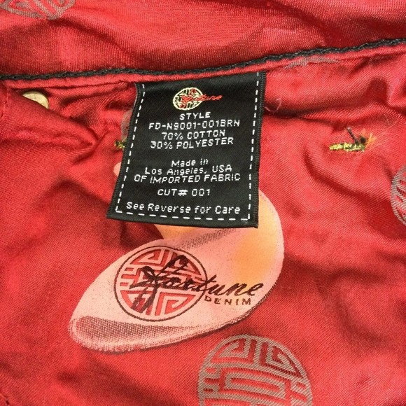 Fortune Womens Beijing Belle Boot Cut Dark Wash Stretch Blue Denim Jeans Size 27 - Picture 11 of 13